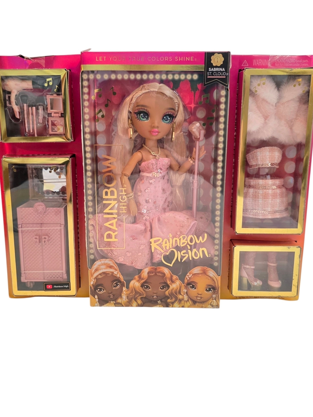 NIB Rainbow High Vision Pop Divas Sabrina St Cloud Fashion Doll Limited Edition
